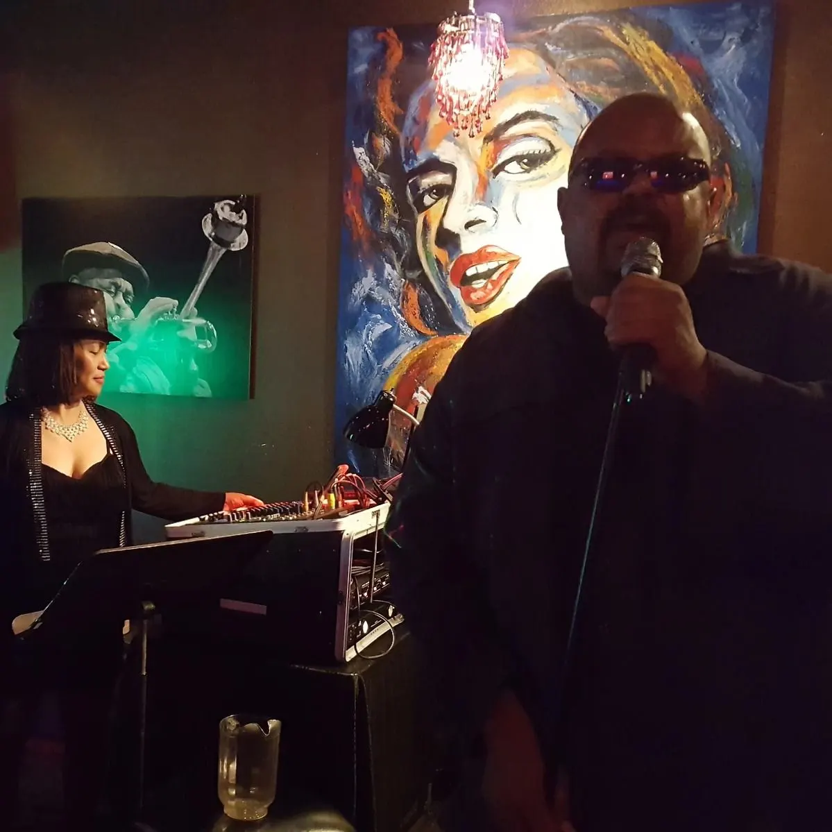 Our KJ on the mic